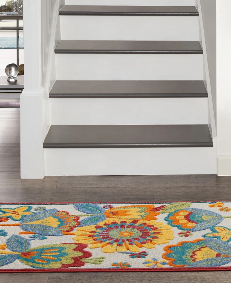 Nourison Home Aloha ALH25 2'8" x 4' Outdoor Area Rug