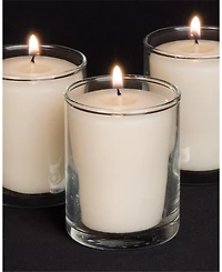 Votive Japanese Cedar wood 20 Hour Candles Set, 18 Piece