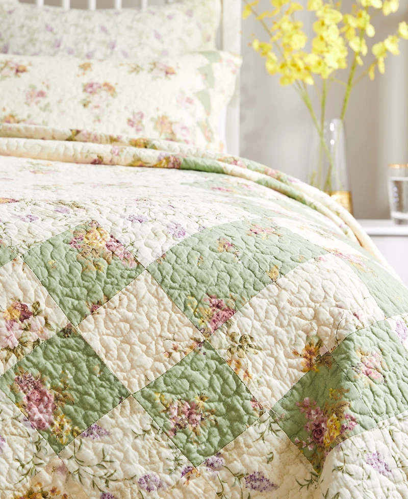 Greenland Home Fashions Bliss 3-Pc. Quilt Set, Full/Queen