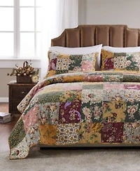 Greenland Home Fashions Antique Chic 100 Cotton Patchwork Quilts
