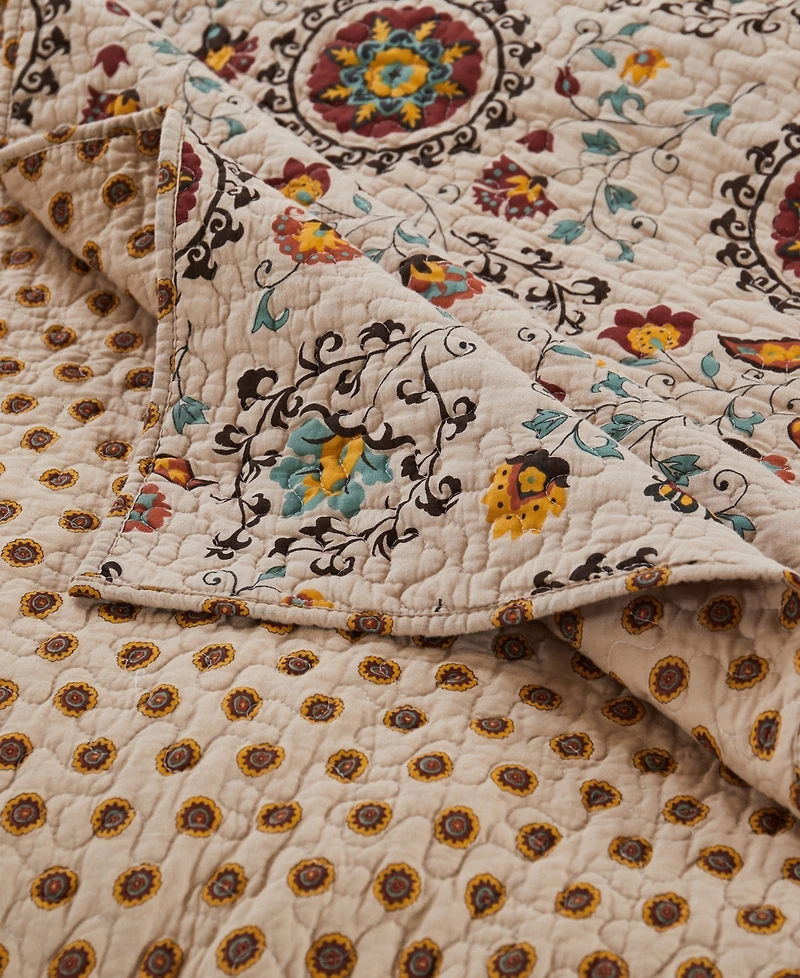Greenland Home Fashions Andorra 3-Pc. Quilt Set, Full/Queen