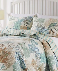 Greenland Home Fashions Atlantis Jade Quilt Sets