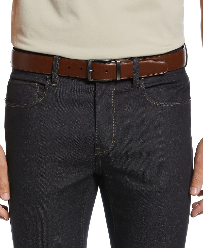 Perry Ellis Portfolio Men's Reversible Dress Belt