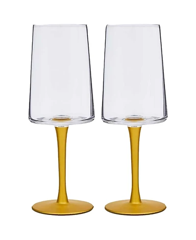 Spode Creatures of Curiosity Stem Wine Glasses Set, 2 Pieces