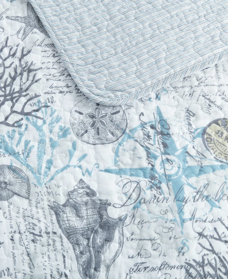 Tommy Bahama Home Beach Bliss Reversible Piece Quilt Set