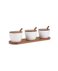 Duets Triple Condiment Server Set, 10 Piece