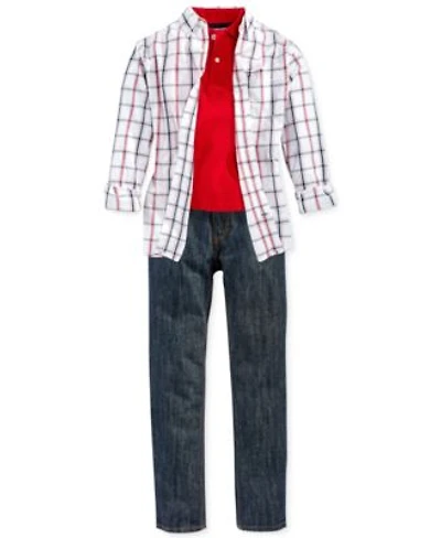 Tommy Hilfiger Toddler Little Boys Big Boys Polo Shirt Jeans
