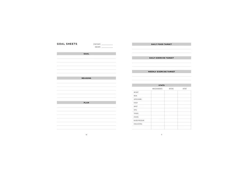 Food & Fitness Journal: Stay on Track & Achieve Your Goals by Union Square & Co.