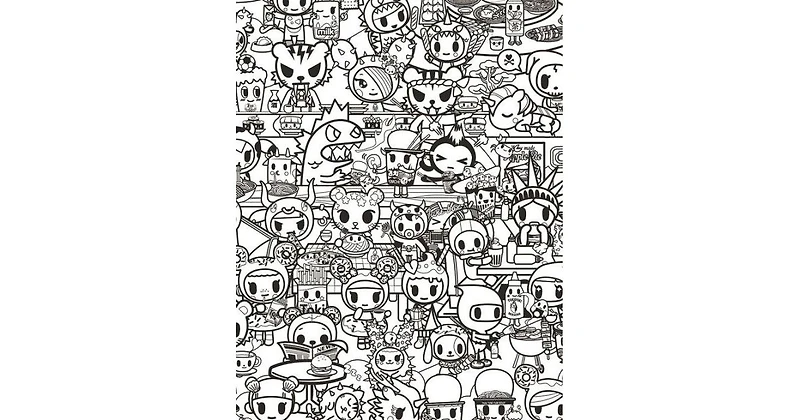 tokidoki Coloring Party by tokidoki