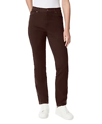 Gloria Vanderbilt Women's Amanda Colored Twill Straight-Leg Jeans