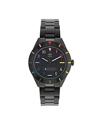 adidas Unisex Three Hand Edition Three Black Stainless Steel Bracelet Watch 41mm