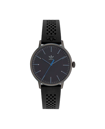 adidas Unisex Three Hand Code One Silicone Strap Watch 38mm