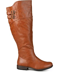 Journee Collection Women's Tori Wide Calf Knee High Riding Boots