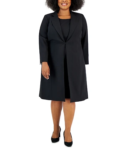 Le Suit Plus Topper Jacket & Sheath Dress