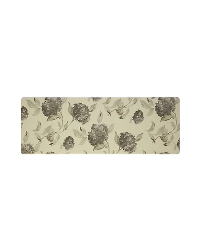 Laura Ashley Hydrangea Wellness Mats, 48" x 17.5"