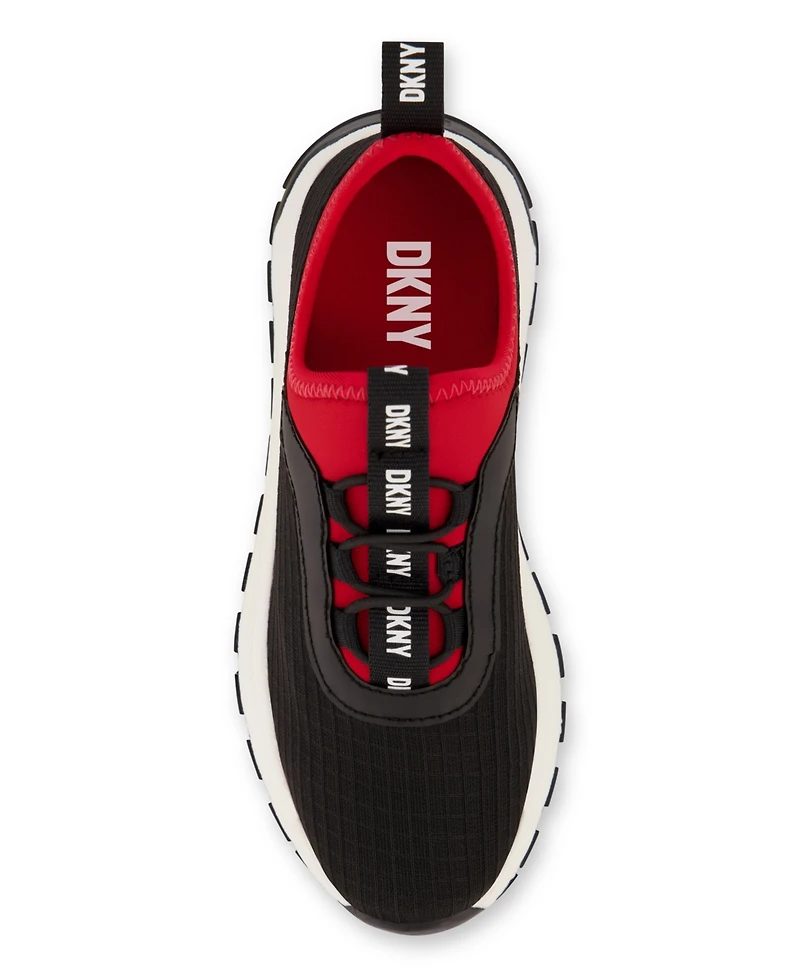 Dkny Little Boys Dillan Lightweight Elastic Lace Up Sneakers