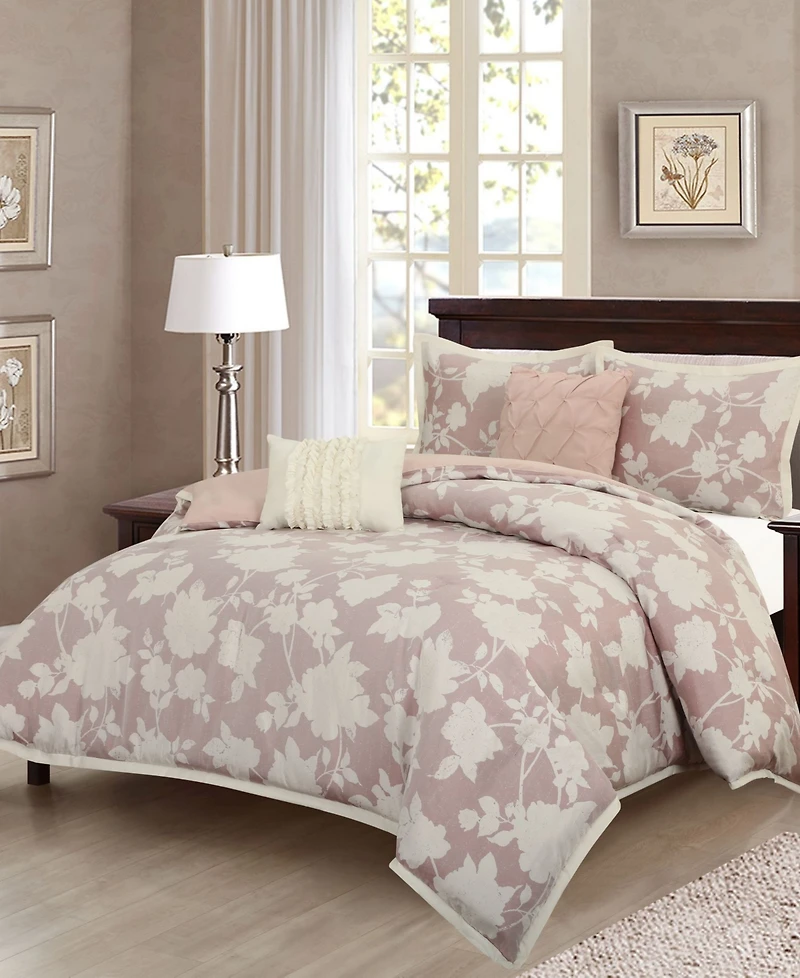 Stratford Park Elsie 5-Piece Comforter Set, Queen