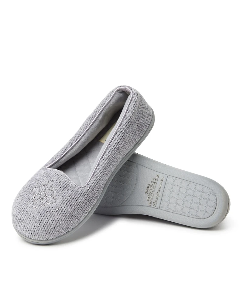 Dearfoams Women's Leslie Quilted Microfiber Terry Clog