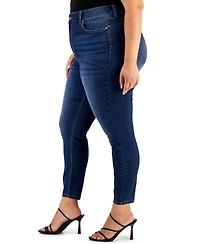 Celebrity Pink Trendy Plus Size High Rise Skinny Ankle Jeans