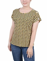 Petite Short Extended Sleeve Top