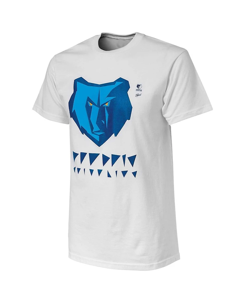 Men's Nba x Naturel White Memphis Grizzlies No Caller Id T-shirt