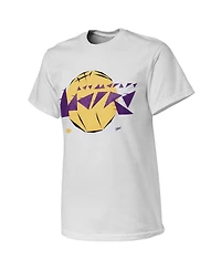 Men's Nba x Naturel White Los Angeles Lakers No Caller Id T-shirt