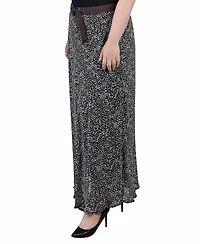 Ny Collection Plus Chiffon Maxi Skirt