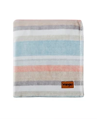Wrangler Glen Canyon Stripe Ultra Soft Plush Blanket, King