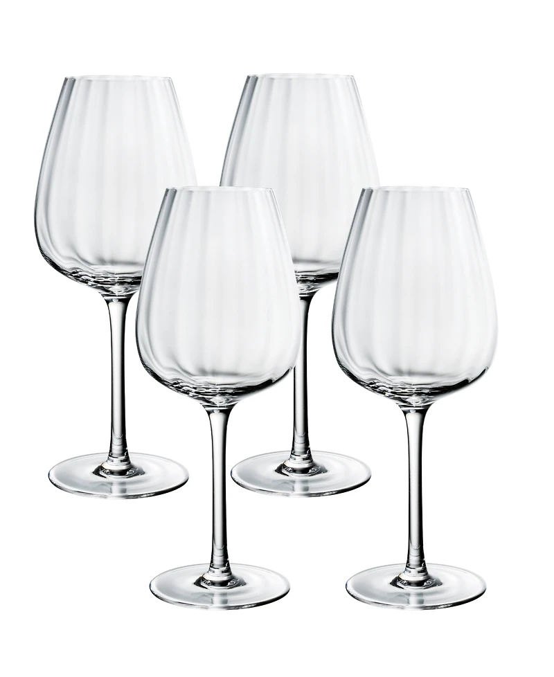 Villeroy & Boch Rose Garden Red Wine Glass, Set of 4