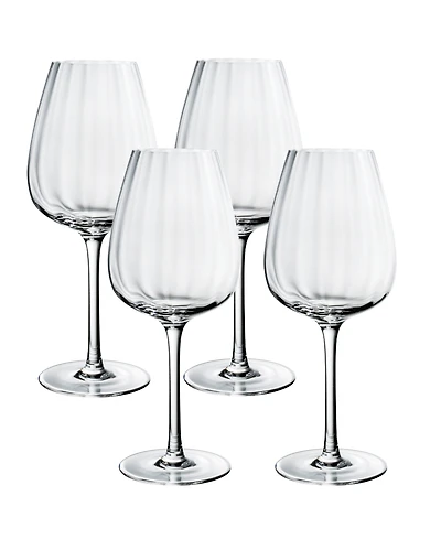 Villeroy & Boch Rose Garden Red Wine Glass, Set of 4
