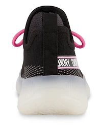 Dkny Little and Big Girls Slip On Landon Stretchy Knit Sneakers