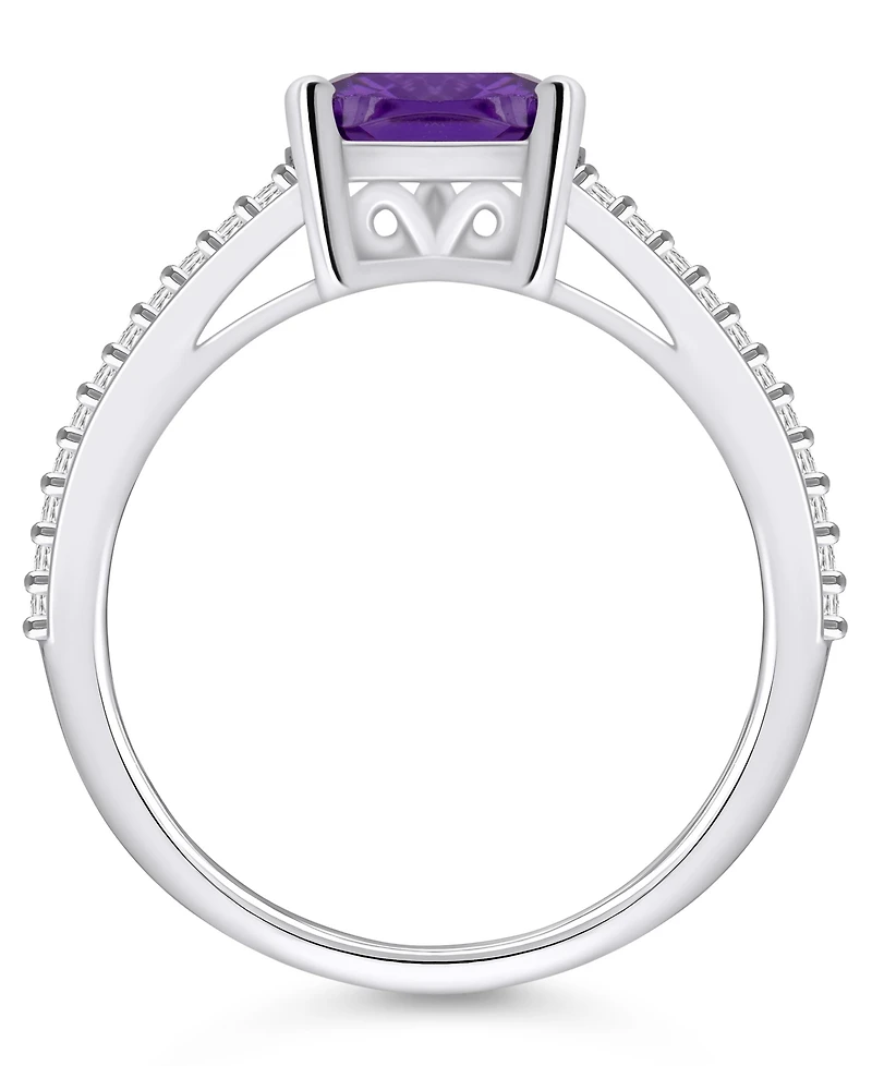 Macy's Amethyst and Diamond Accent Ring 14K Gold