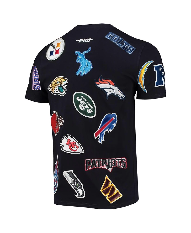 Men's Pro Standard Navy Nfl League Wordmark T-shirt