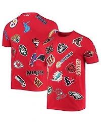 Men's Pro Standard Red Nfl League Wordmark T-shirt