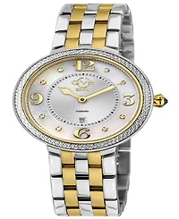 Gevril Women's Verona Swiss Quartz Tow-Tone Stainless Steel Bracelet Watch 37mm