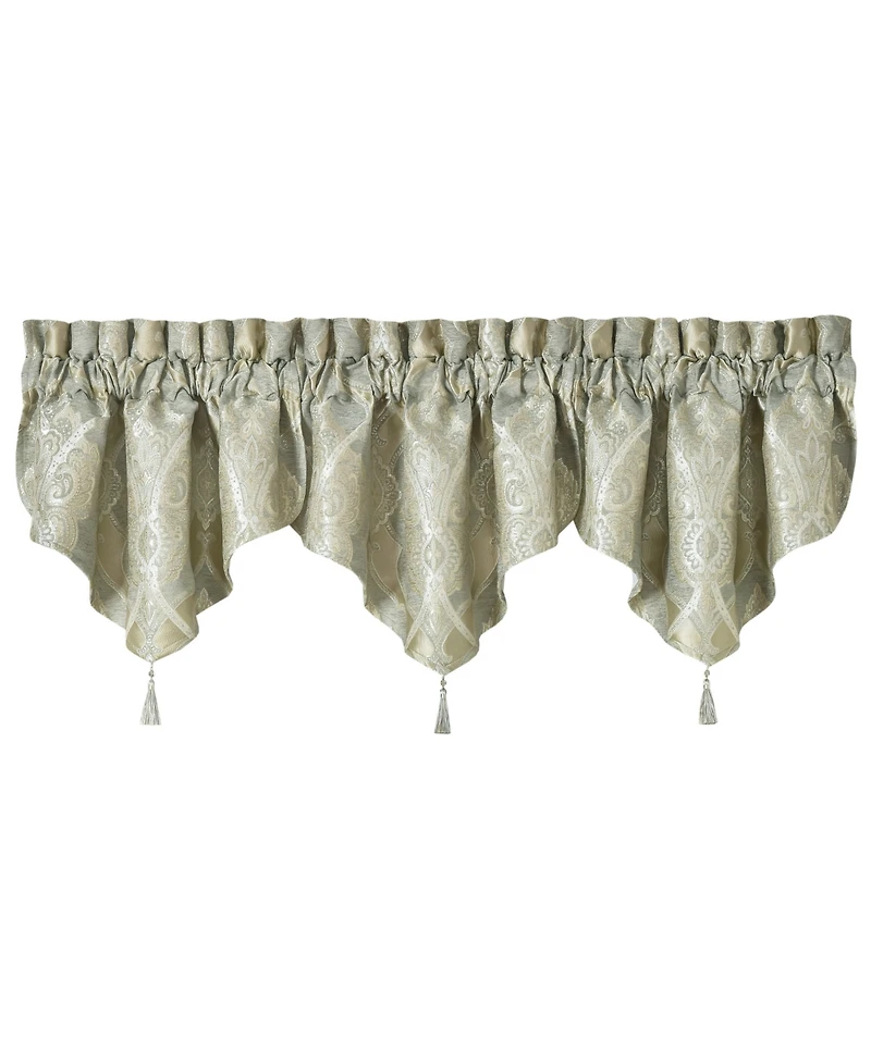 J Queen New York Sovana Ascot Window Valance, 40" x 21"