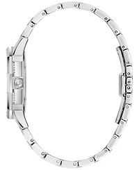 Bulova Women's Crystal Octava Stainless Steel Bracelet Watch 34mm