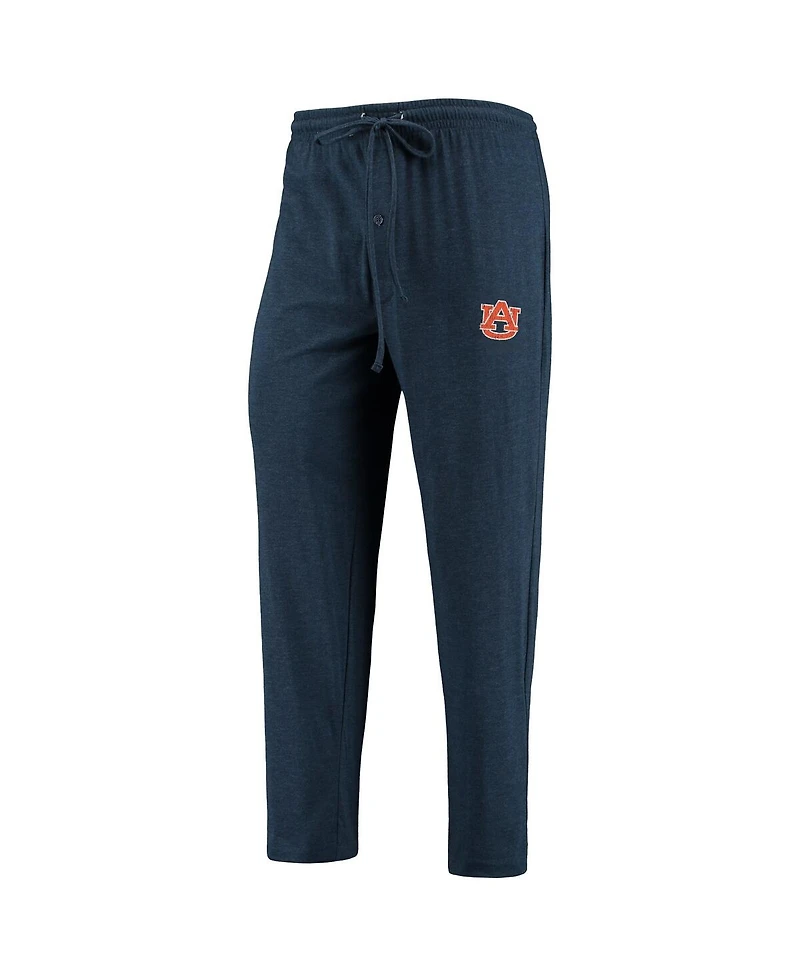 Men's Concepts Sport Navy, Heathered Charcoal Auburn Tigers Meter Long Sleeve T-shirt and Pants Sleep Set