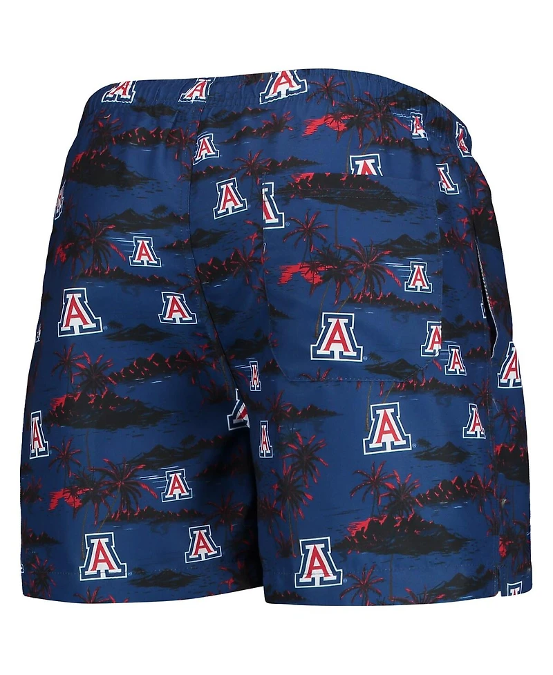Men's Foco Navy Arizona Wildcats Island Palm Swim Trunks