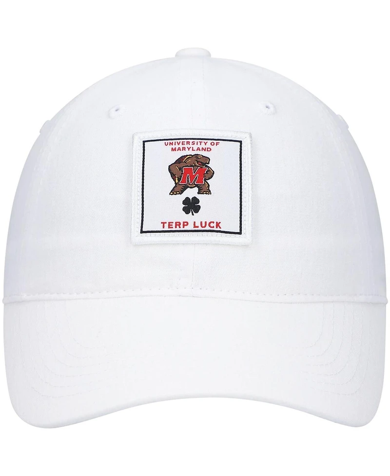 Men's White Maryland Terrapins Dream Adjustable Hat