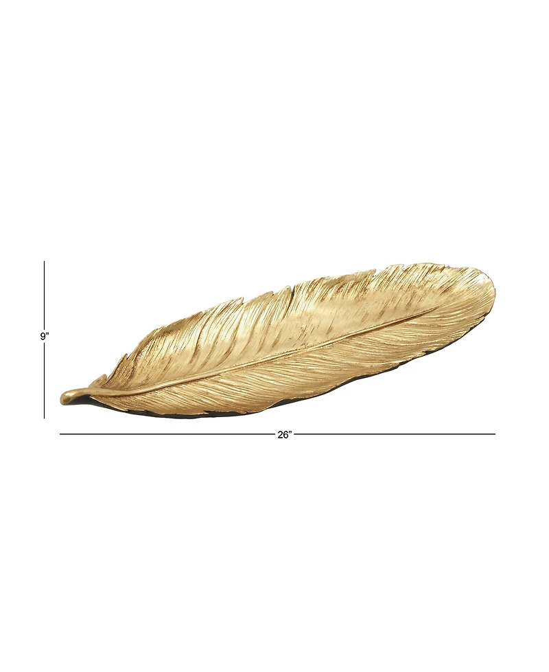 Polystone Glam Abstract Decorative Bowl, 26" x 9" 2"