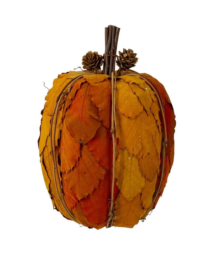 Fall Harvest Tabletop Pumpkin, 9.75"