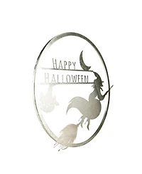 Flying Witch Happy Halloween Wall Sign, 17"