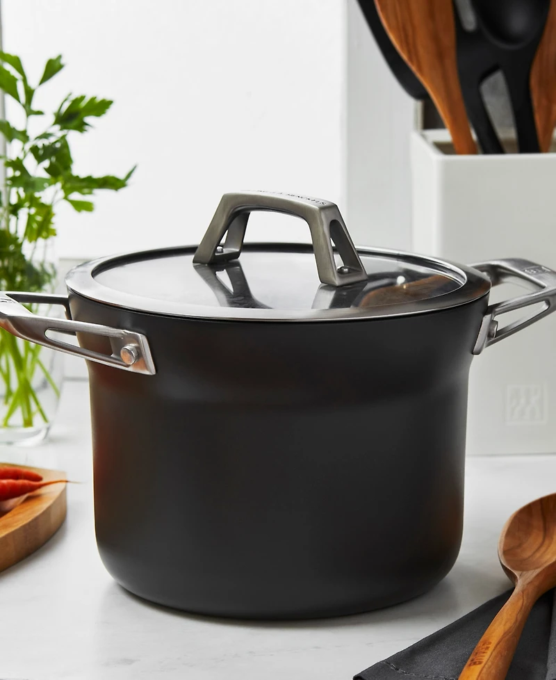 Zwilling Motion 4-Qt Aluminum Hard Anodized Nonstick Soup Pot