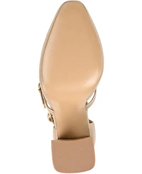 Journee Collection Women's Isadorah Double Strap Heels