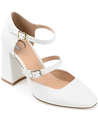 Journee Collection Women's Isadorah Double Strap Heels