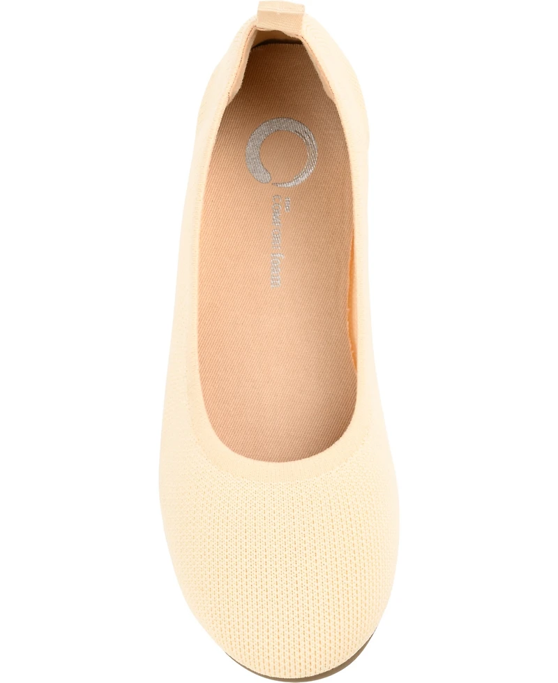 Journee Collection Women's Jersie Knit Flats