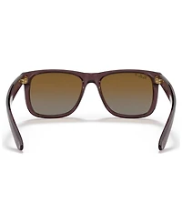 Ray-Ban Unisex Polarized Justin Gradient Sunglasses, RB4165