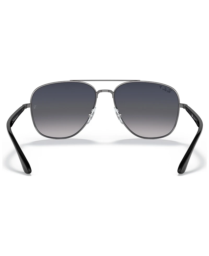 Ray-Ban Unisex Polarized Sunglasses, RB3683 56
