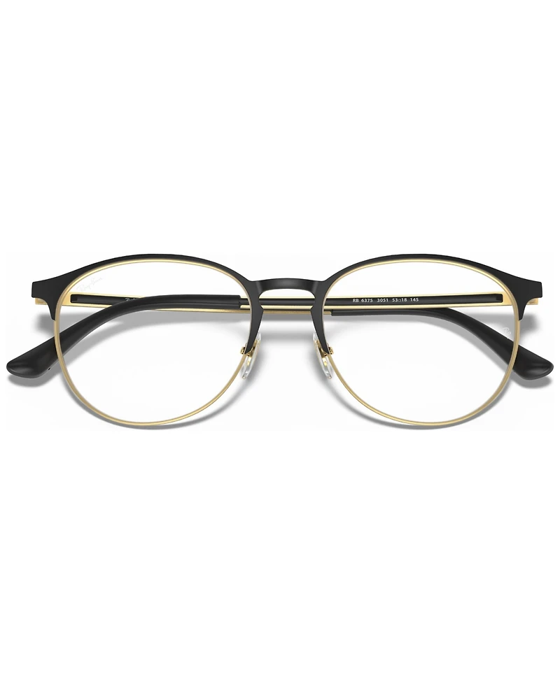 Ray-Ban RB6375 Optics Unisex Round Eyeglasses